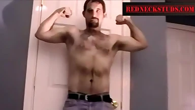 Handsome Straight Hairy Redneck Bear@RedneckStuds