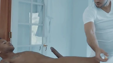 Masseuse Dante's back rub leads to intense anal session