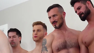 Braxton Cruz and Eddie Patrick stretch Jack Aries holes in nasty gangbang