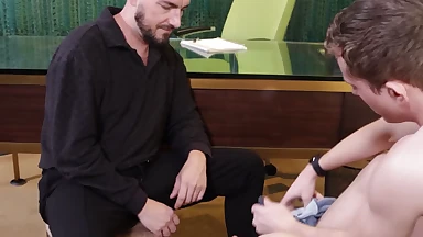 Doctor Derek Allen fucking skills cure Aaron Allen sexual anxiety