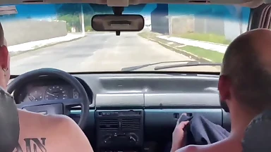 I went to show Taubate to my friend&comma; he sucked me in the car and we went home to cum