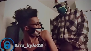 Ebony Crossdresser Lingerie model Ezra_Kyle25 gets fucked by bbc black muscle daddy onlyfans