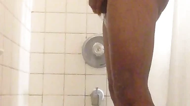 Indian in the shower